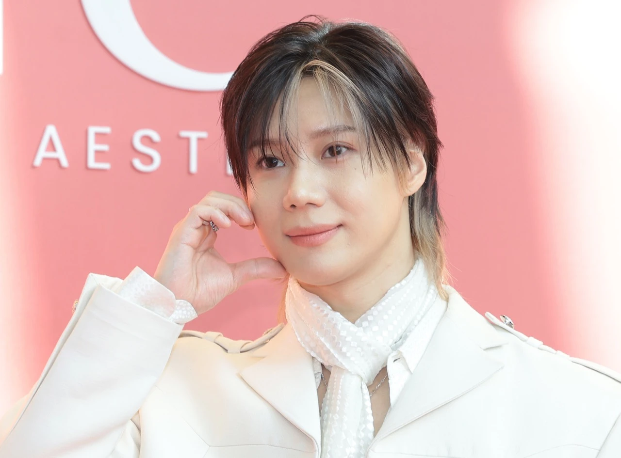 Taemin at a press event in Seoul