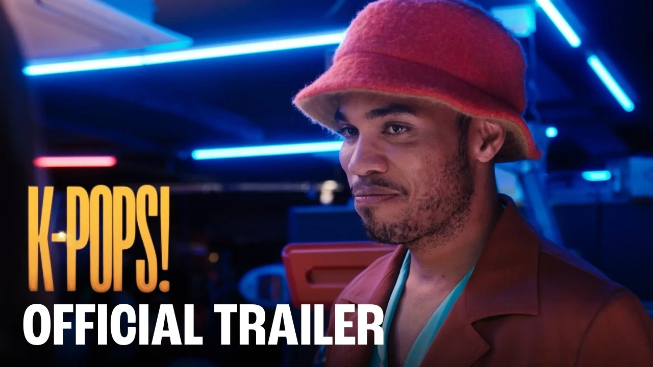 Anderson .Paak as BJ in K-Pops! movie, neon-lit bar scene