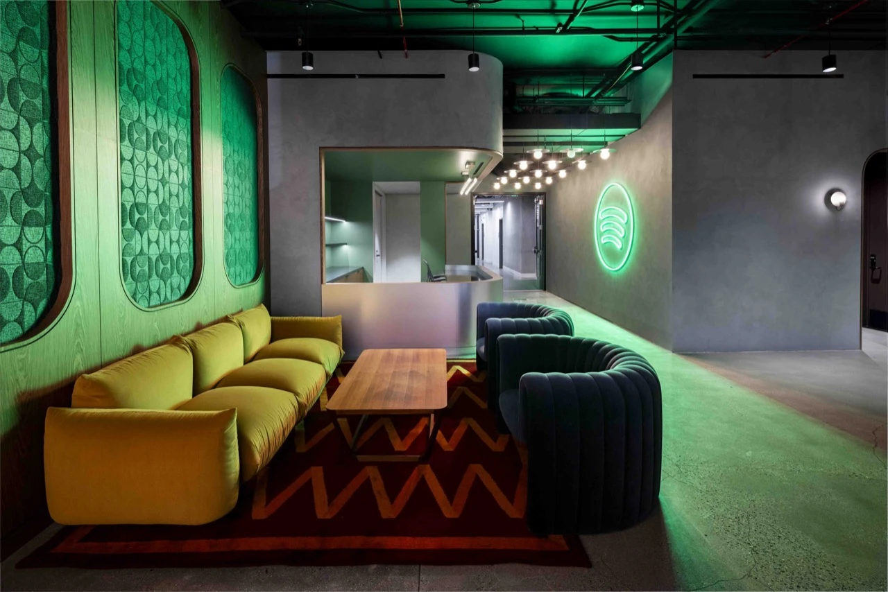 Spotify Sycamore Studios podcast recording space in Hollywood