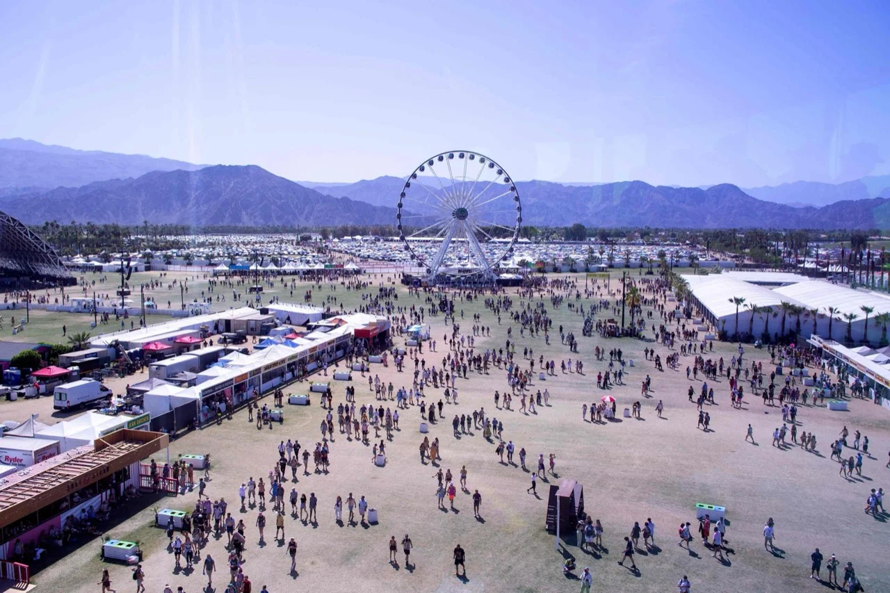 Coachella Valley Music and Arts Festival grounds in Indio, California