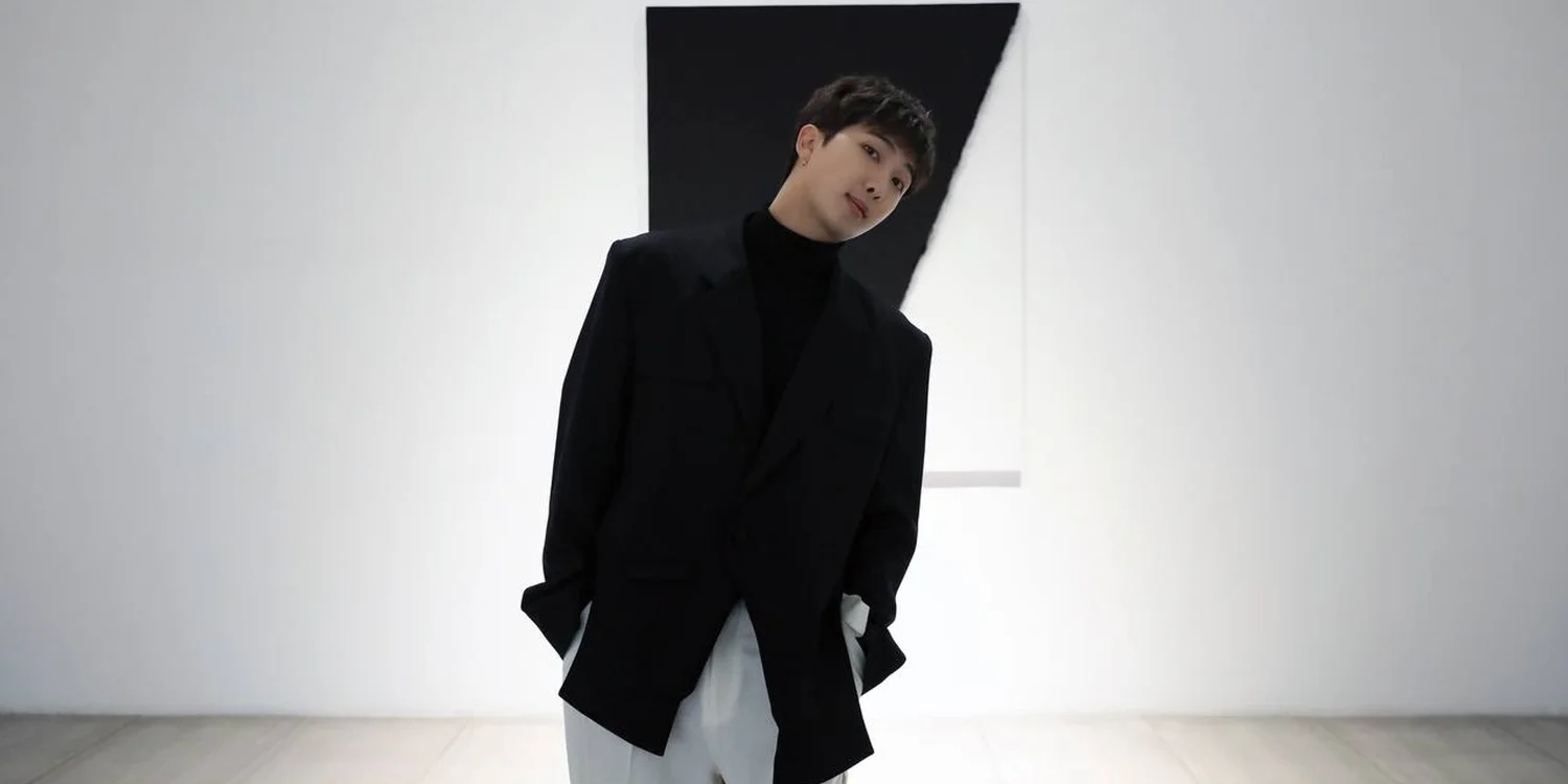 RM (Kim Namjoon) of BTS photographed at a W Korea event, November 2023