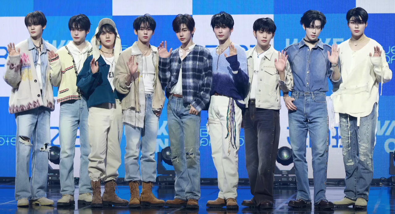 ZEROBASEONE at the Blue Paradise album media showcase, February 2025