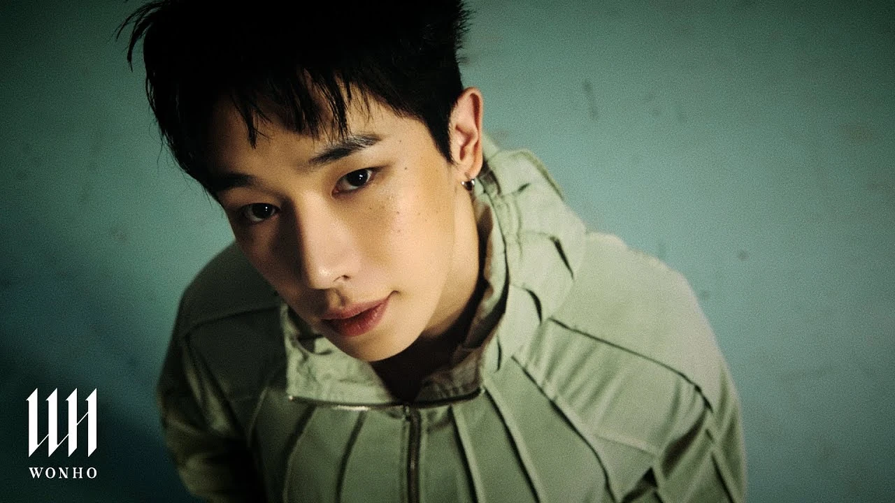 Wonho in a teaser image for his English single What Would You Do