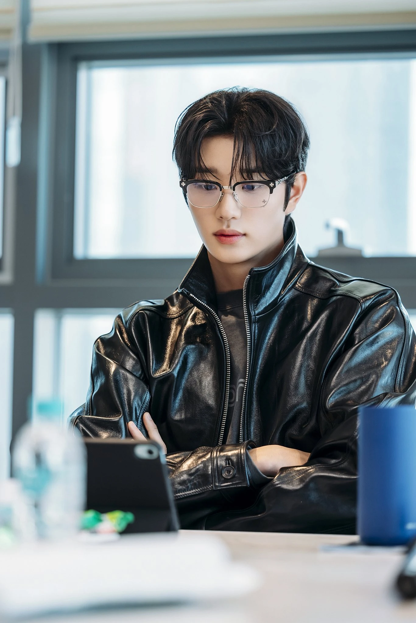 Kim Jae Won at the My First Graduation script reading