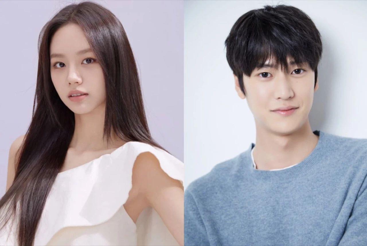 Portrait collage of Hyeri and Na In Woo released in casting coverage for Caution, Hazardous Wife