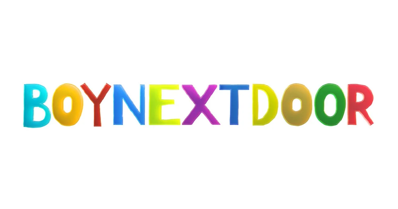 BOYNEXTDOOR logo in colorful letters on the group's Japan official site
