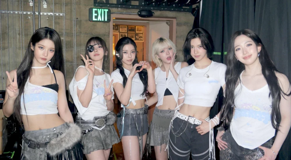 Heavy Serenade release schedule poster for NMIXX's fifth EP