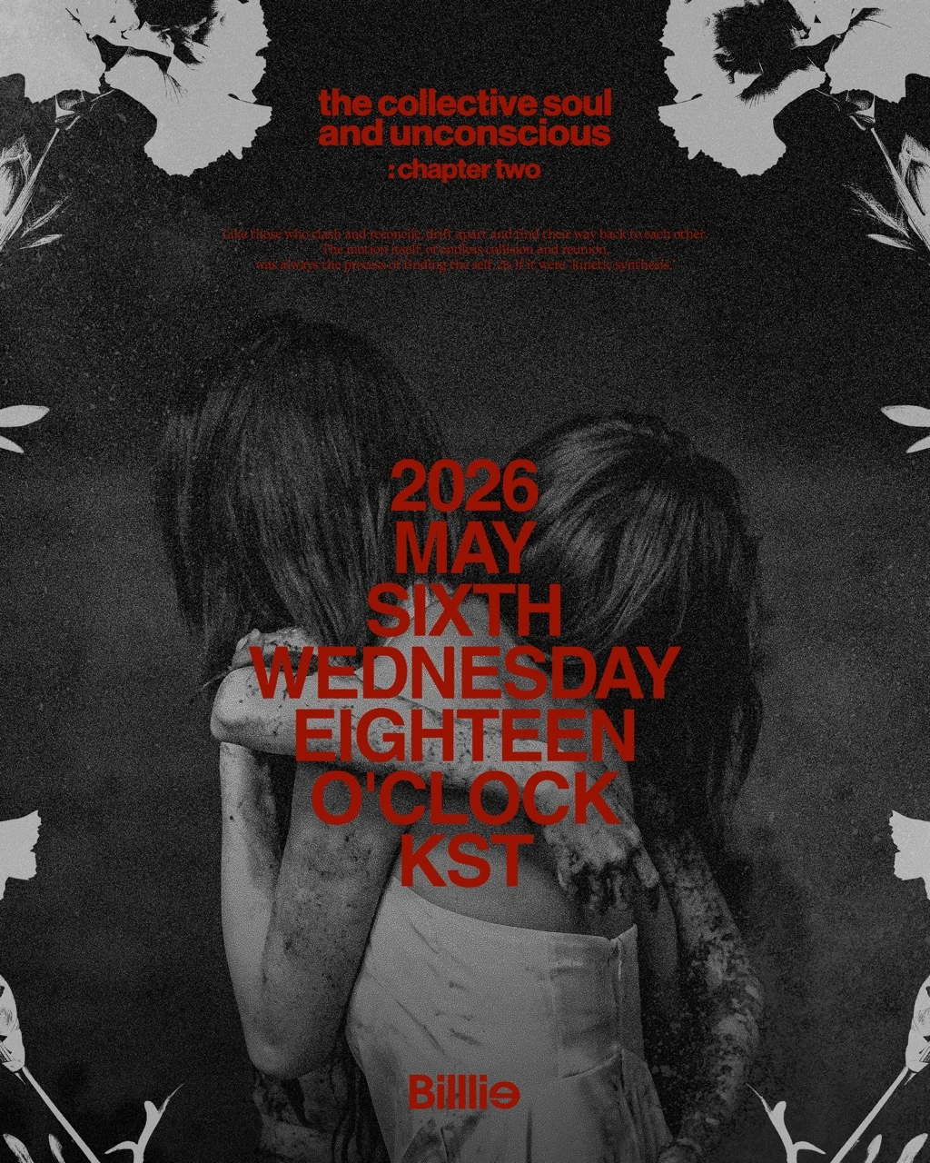Poster teaser for Billlie's first full album the collective soul and unconscious chapter two with a May 6, 2026 release date
