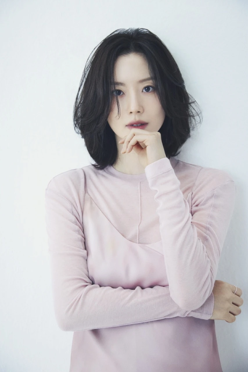 Moon Chae Won in an official profile photo released through Blitzway Studio