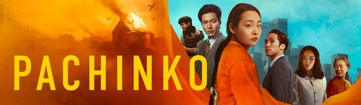 Official Pachinko ensemble key art from Apple TV