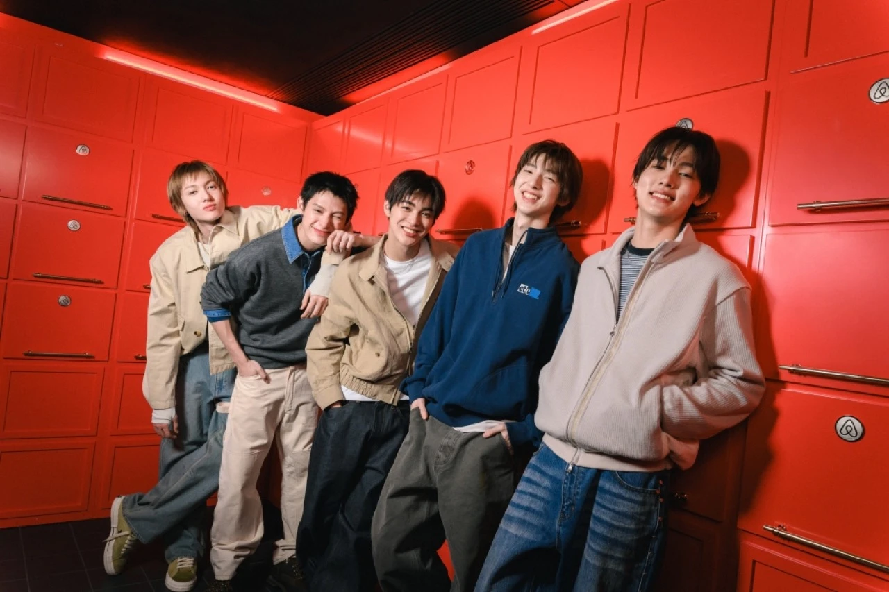 CORTIS members at Airbnb's Seoul promotional activation tied to K-culture travel