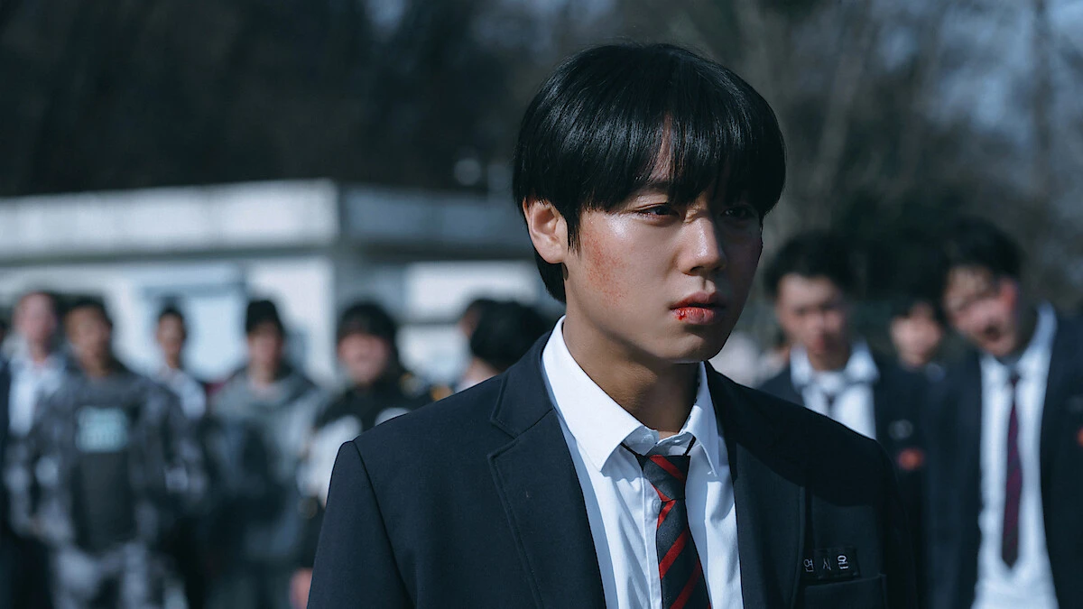 Ji-hoon Park in an official Weak Hero Class 2 still from Netflix